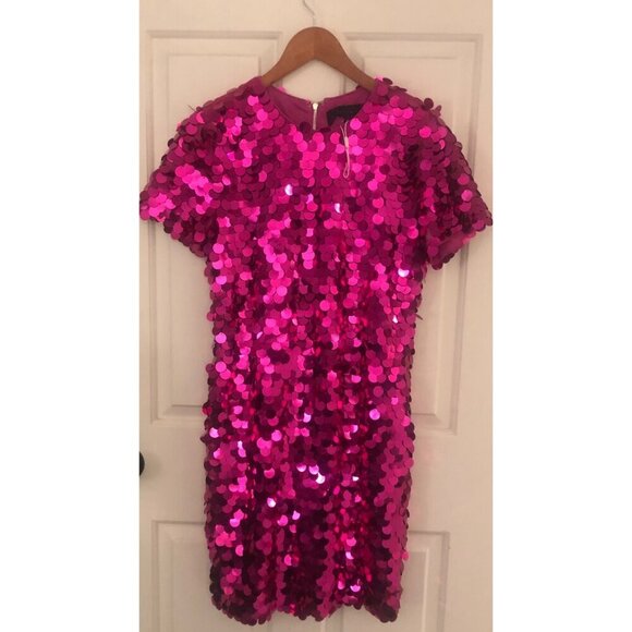Endless Rose Fuchsia Sequin Mini Dress - Picture 3 of 14